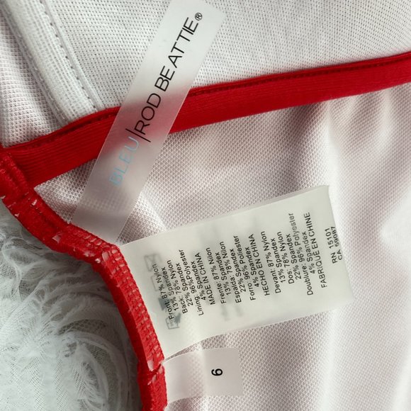 Bleu Rod Beattie | Ruched Red One Piece Swimsuit - Picture 5 of 12